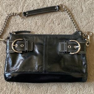 EUC PATENT LEATHER COACH BAG